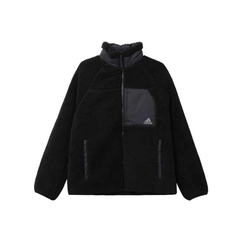Adidas Velvet Jackets Men Black-0