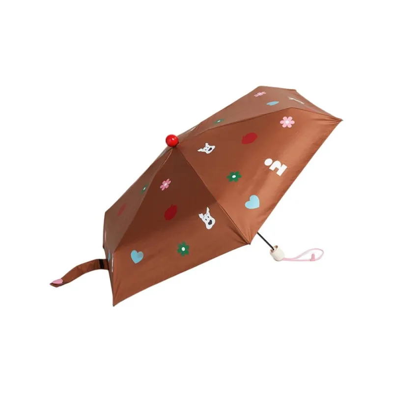 Tagi. Puppy Portable Folding Umbrella With Sun Protection UV Protection, Cute Sunny And Rainy Dual Use Umbrella-7