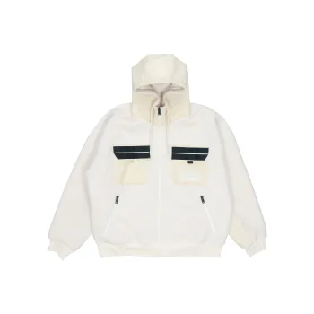 JORDAN Velvet Jackets Men Light Ivory White