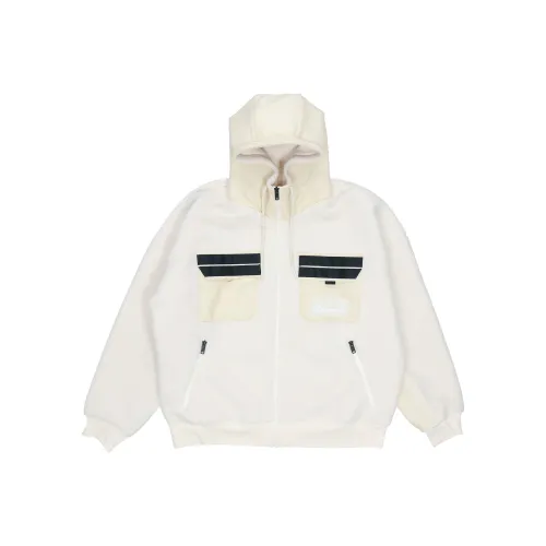 JORDAN Velvet Jackets Men Light Ivory White