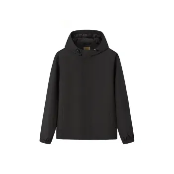 Timberland Water Resistant Windproof Wear Resistant Windbreaker Jacket Men's Black