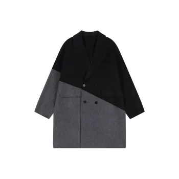 EARL JOEL Coats Unisex Meteorite Black