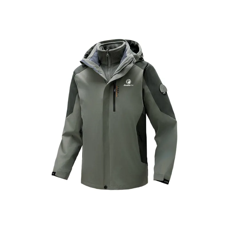DOUBLEFISH Waterproof And Windproof Windbreaker Jacket Unisex-6