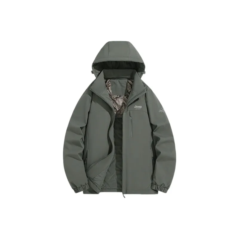 JEEP SPIRIT Urban Living/Travel/Commuting Waterproof, Windproof, Abrasion Resistant, Thermal Windbreaker Jacket Men's-0