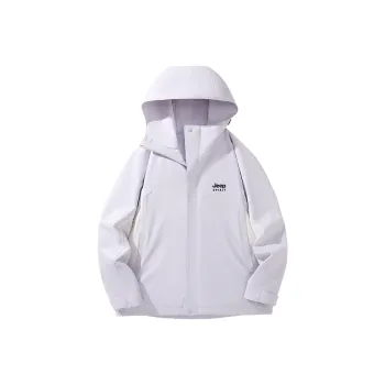 JEEP SPIRIT Outdoor Hiking Water-Resistant Warm Water-Repellent Rainproof Windbreaker Jacket Unisex
