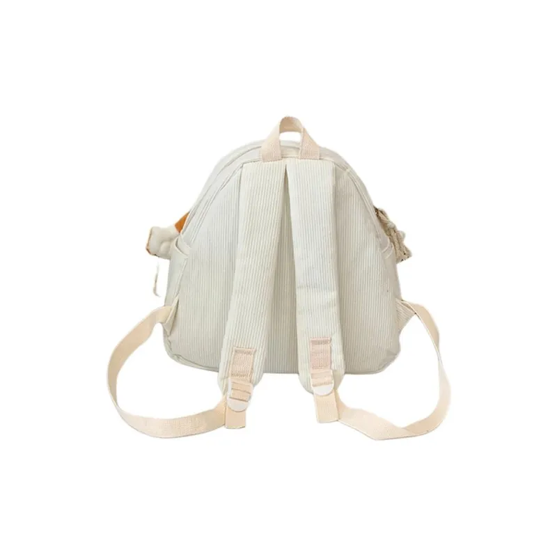 SEVENMOONS Corduroy Backpack Regular Women's White-2
