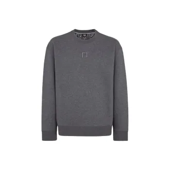 FENDI Ff Embroidered Crewneck Sweatshirt