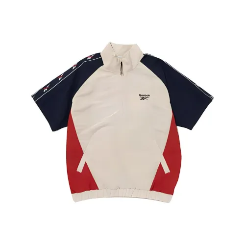 Reebok Vector Block Jackets Coats Unisex Beige/Navy