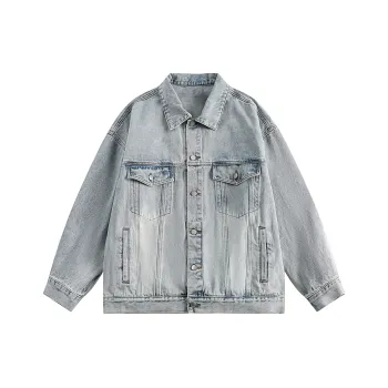 ROOMBOSE Denim Jacket Unisex Light Blue
