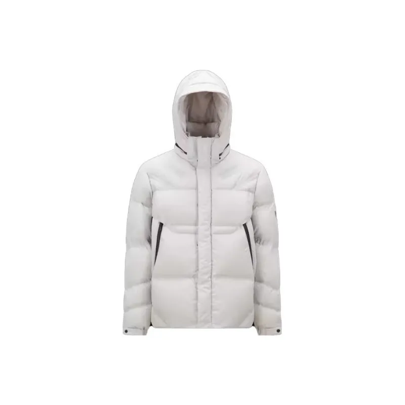 Moncler Down Jackets Men Light Gray-0