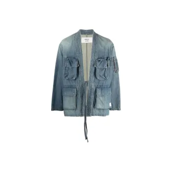AMBUSH Denim Jackets Men Blue