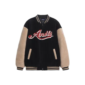ALL NIGHT DAYS Loose Fit Thickened And Fleece-Lined Jacket Unisex