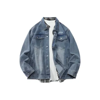 LIVINGTOWN Denim Jackets Unisex
