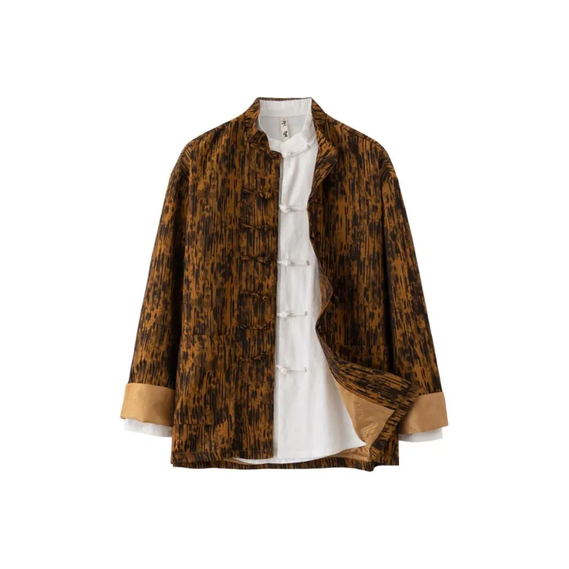 XUANSHENG Jackets Coats Men's Yellow-0