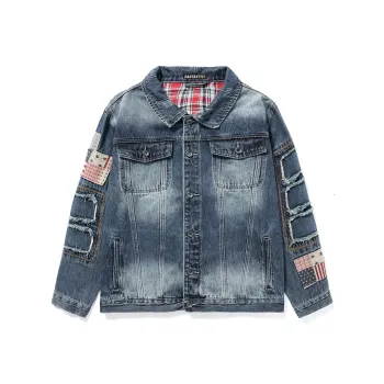 SANTASTIC Denim Jacket Men's Blue