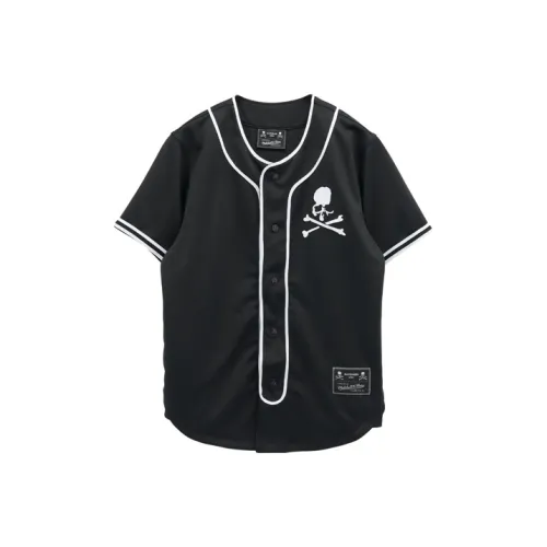 Mastermind Japan X Mitchell Ness Baseball Jerseys Unisex Black