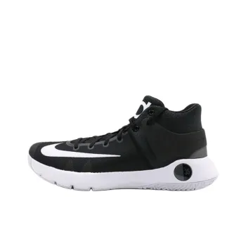 Nike KD Trey 5 IV Anti Slip Wear Resistant Mid Top Basketball Shoes Men's Black White