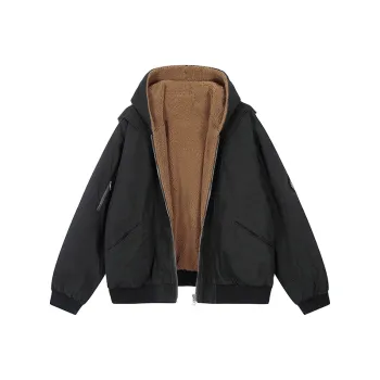 A Chock Jackets Coats Unisex Black