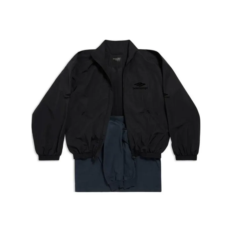 Balenciaga Patched Tracksuit Jacket In-0