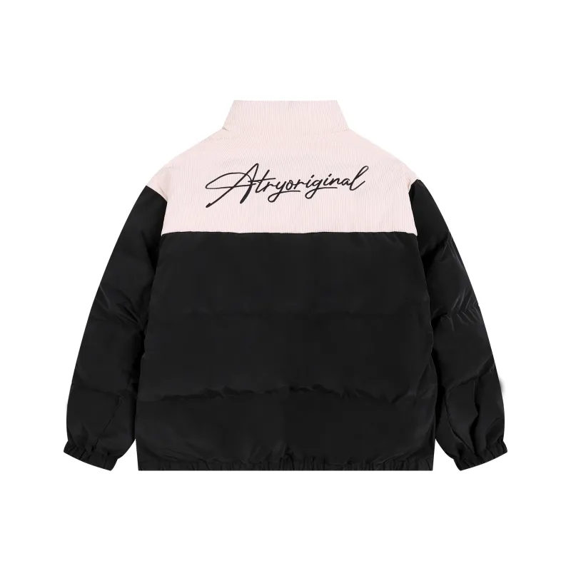 Atry Flower Body LOGO Series Puffer Jackets Unisex-13