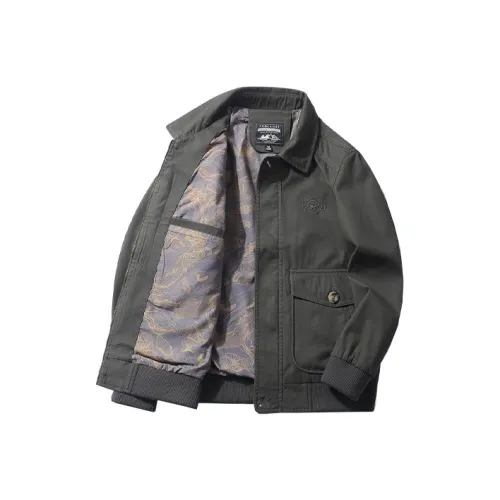 JEEP SPIRIT Jackets Men Army Green