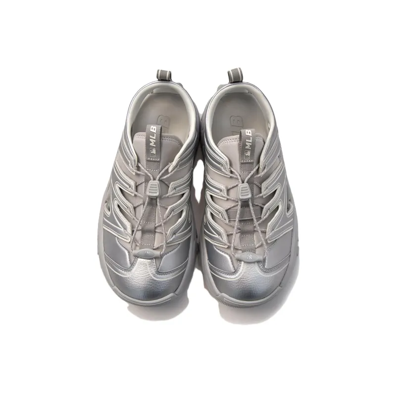 MLB New York Yankees Slip Resistant And Breathable River Trekking Shoes Unisex Silver Gray-4