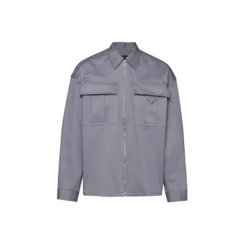 PRADA Jackets Men Iron Gray