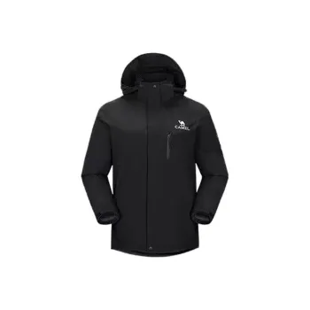 CAMEL Water Resistant Windproof Warm Anti Static Cold Resistant Rainproof Windbreaker Jacket Unisex