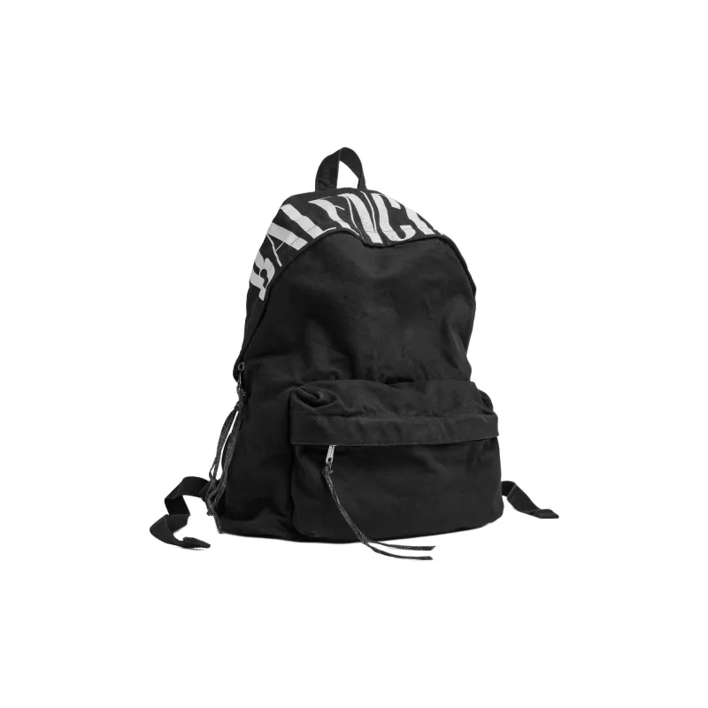 Balenciaga EDITOR Canvas Backpack Men's Black & White-1