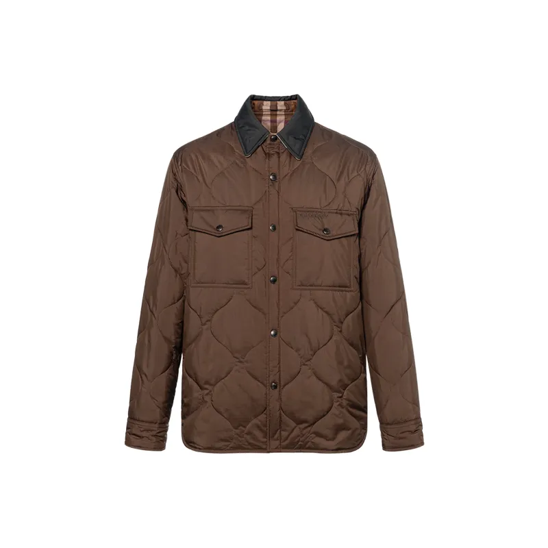 Burberry Reversible Checked Quilted Overshirt-0