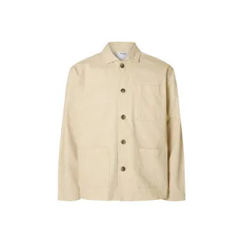 SELECTED Jackets & Coats Men's Beige