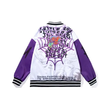 FireMonkey Baseball Jacket Unisex White