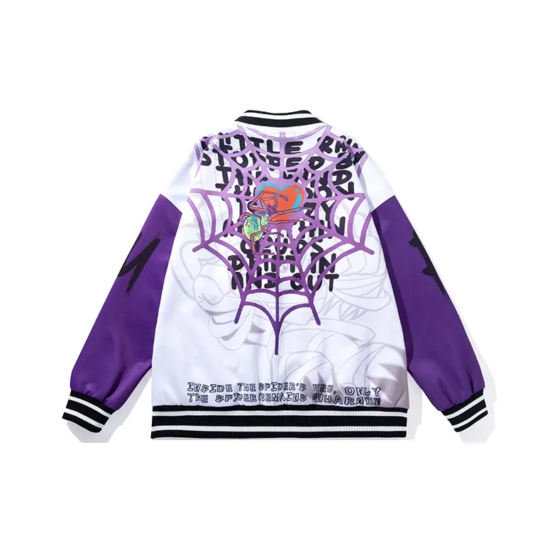 FireMonkey Baseball Jacket Unisex White-0
