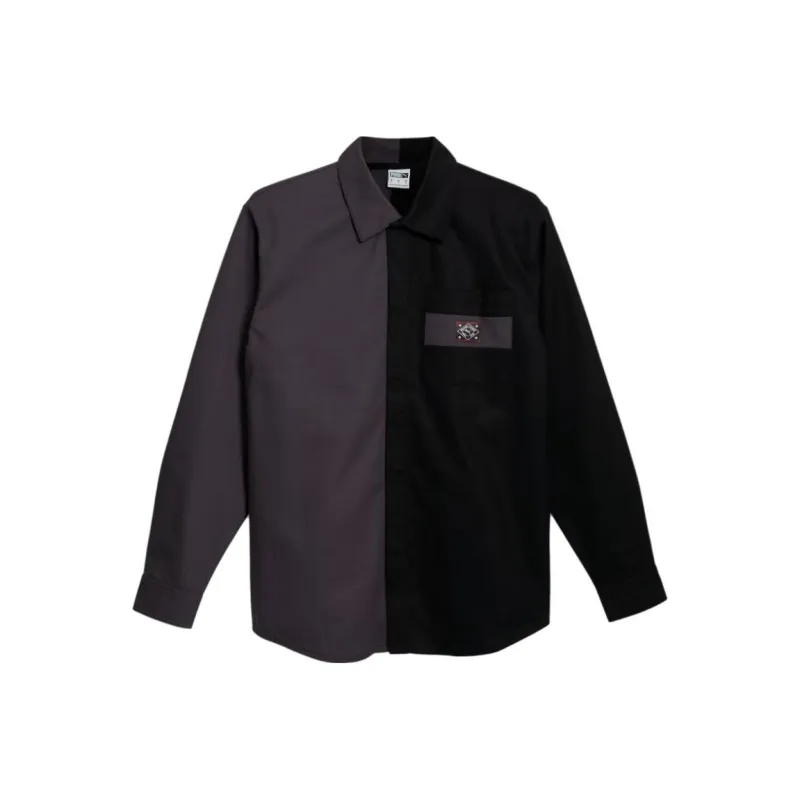 PUMA Cord Coach Jackets Men Black-0
