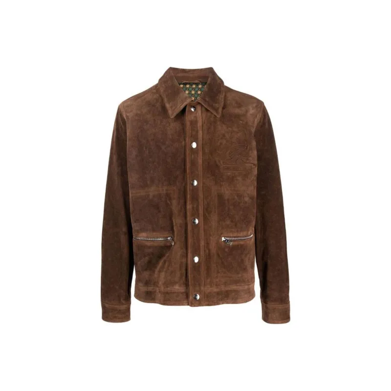 ETRO Suede Shirt Jacket-0