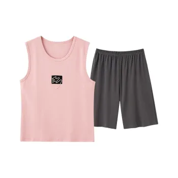 GOSO Pajama Set Men's Light Pink