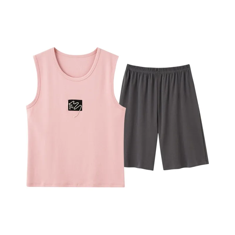 GOSO Pajama Set Men's Light Pink-0