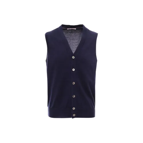 Brunello Cucinelli Vest Men Dark Blue