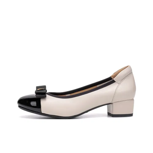 Martniel Butterfly Knot Family Collection High Heels Women's Ecru