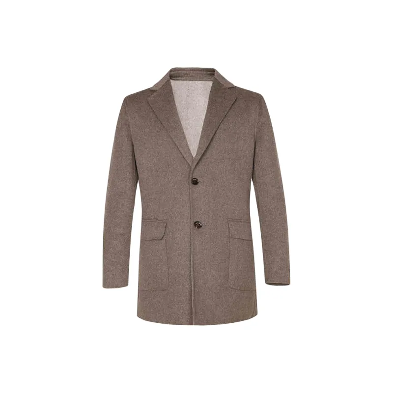 DIKENI Coats Men's Desert Camel-0