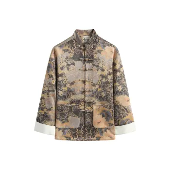 XUANSHENG Jackets Coats Men's Chrysanthemum