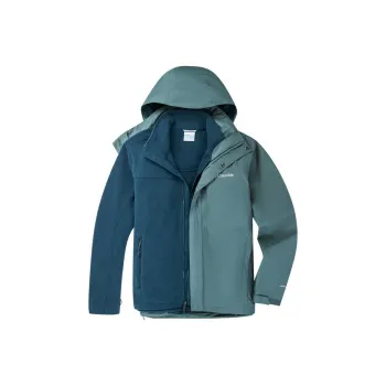 Columbia City Outdoor Collection Windbreaker Jackets Men Cyan