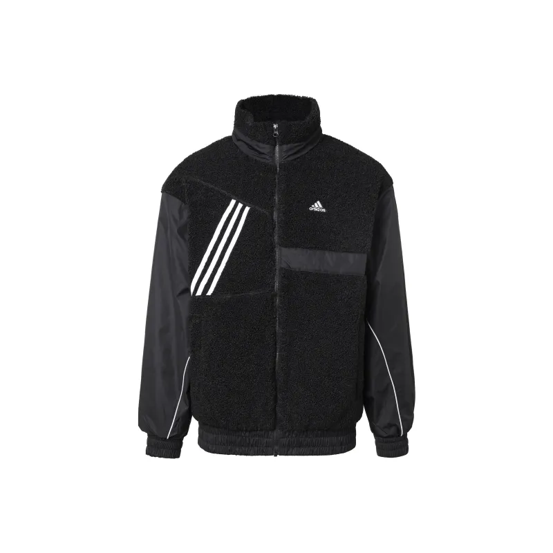 Adidas Velvet Jackets Men Black-0