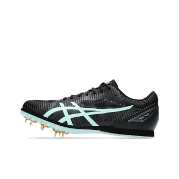 Asics HEATSPRINT 13 Slip Resistant And Abrasion Resistant Functionality Black Track And Field Shoes Men's Low Top