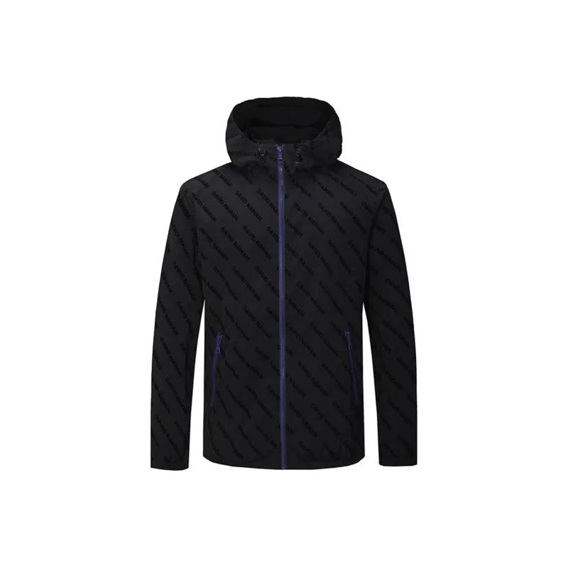 DAVID NAMAN Jackets Men Black-0