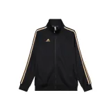 Black Sole Gold Stripes