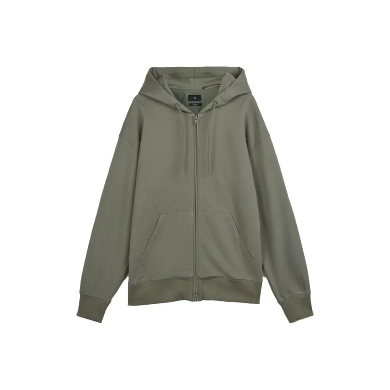 Y 3 Zip up Organic Cotton Hoodie-0
