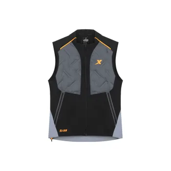 XTEP Vest Men's Jet Black/High Gloss Orange