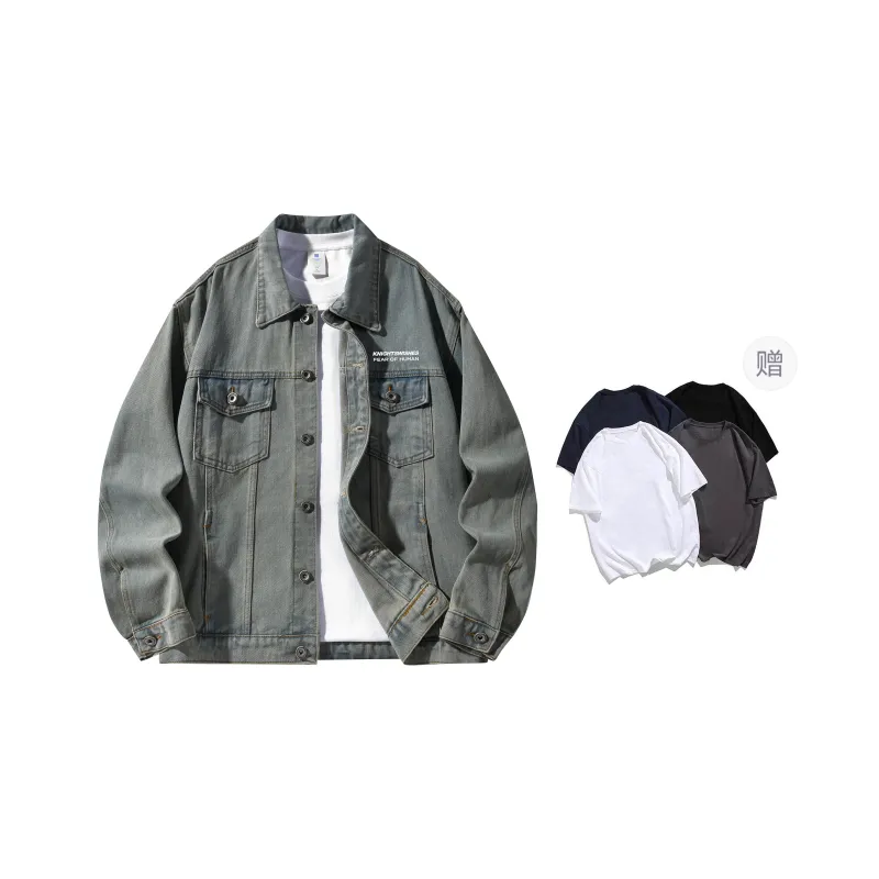 KW Denim Jackets Unisex-8