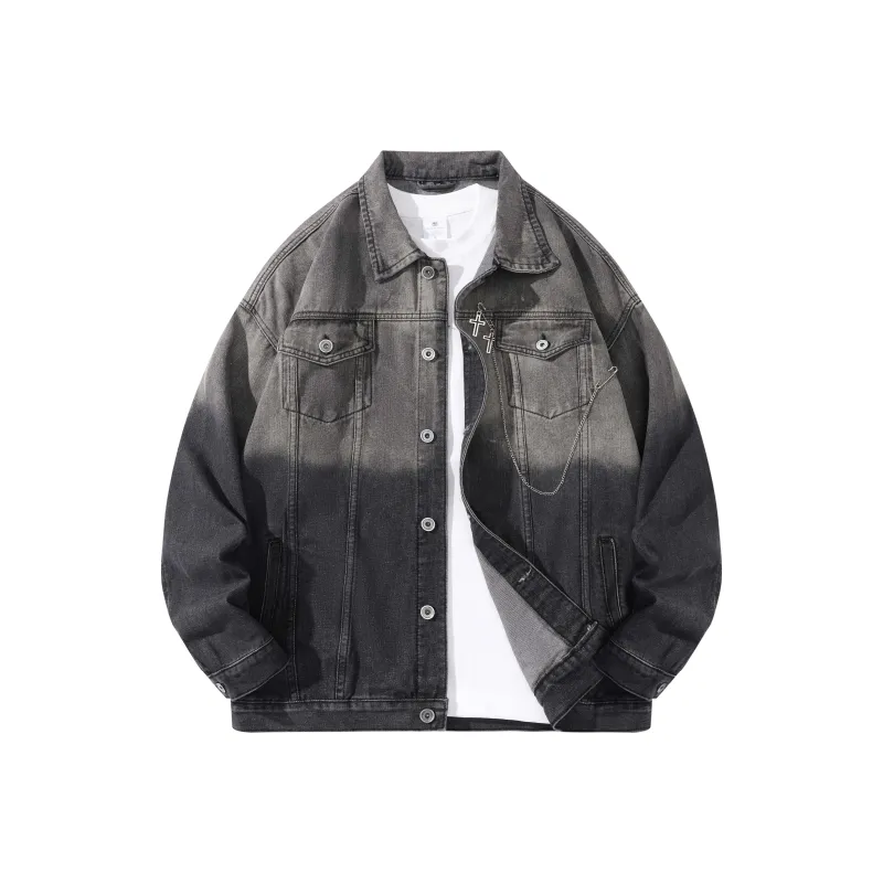 A.X.S.K Denim Jackets Unisex-6